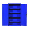 Heavy Tool Cabinet Blue 4-layer Plate Meshless 1000 * 500 * 1800mm Factory Workshop Storage Cabinet Hardware Tool Storage Cabinet Finishing Cabinet