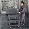 Tool Cart Storage Rack Workshop Drawer Type Industrial Hand Push Tool Car