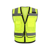 Fluorescent Yellow L Multi-Pocket Reflective Vest Reflective Vest Peach Net And Low Elastic Silk