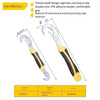 Multi Function Wrench Two Pieces Quick Pipe Multi Purpose Movable Water Pipe Wrench Set