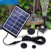 Solar Fountain Water Submersible Pump Pumping Outdoor Family Fish Pond Rockery Garden Landscape Home 6v3w Solar Charging Panel + Water Pump