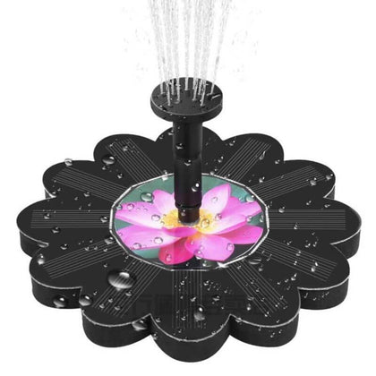 Lotus Leaf Solar Floating Water Spray Fountain Mini Outdoor Pond Fish Pond Aeration Solar Water Pump Fish Pond Fountain With Battery