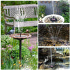 Lotus Leaf Solar Floating Water Spray Fountain Mini Outdoor Pond Fish Pond Aeration Solar Water Pump Fish Pond Fountain With Battery