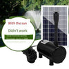 Solar 12 V Water Pump Brushless DC Micro Fountain Water Pump With Two Kinds Of Nozzles 25 W Solar Fountain Water Pump With Filter Bin