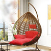 Balcony Hanging Basket Rattan Chair Indoor Room Dormitory Swing Outdoor Double Lazy Hammock Rocking Chair Single Coffee Armrest + Large