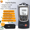 High Precision Temperature And Humidity Meter Desk Mini Thermometer Library Air TESTO610