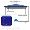 Umbrella Large Outdoor Stall Square Sunshade Umbrella Commercial Umbrella Sunscreen Umbrella Wine Red 2.5m * 2.5m With Bottom Seat