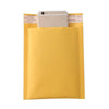 220 Only Kraft Paper Self Sealing Bag, Composite Bubble Envelope, Foam Shockproof Yellow Express Bag 25x30+4cm