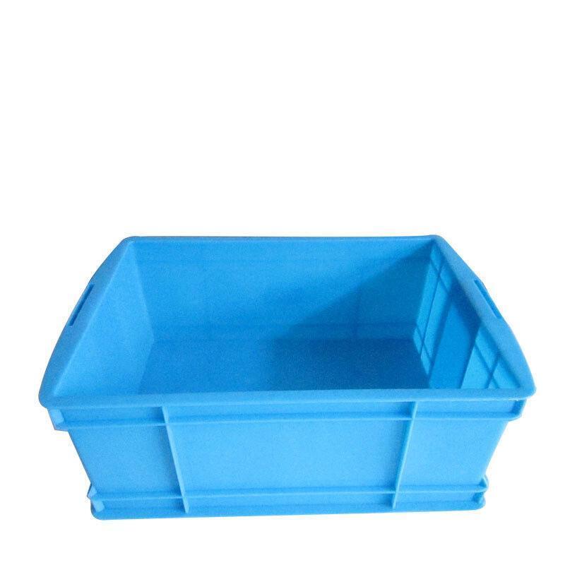 Thickened Plastic Box Durable Fall Resistant Rectangular Turnover Basket Blue