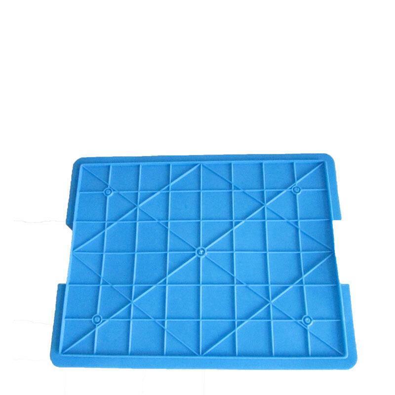 Thickened Plastic Box Durable Fall Resistant Rectangular Turnover Basket Blue