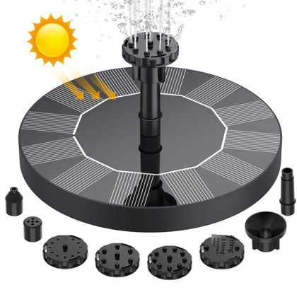 Solar Fountain Fish Pond Rockery Water Landscape Pond Fountain Landscaping Outdoor Courtyard Small Sprinkler Pump 6.5w Solar Fountain Without Battery