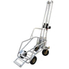 Electric Hand Carts Hot Dip Galvanized Steel Pipe Heavy-Duty Hand Cart 750 * 590 * 1750mm