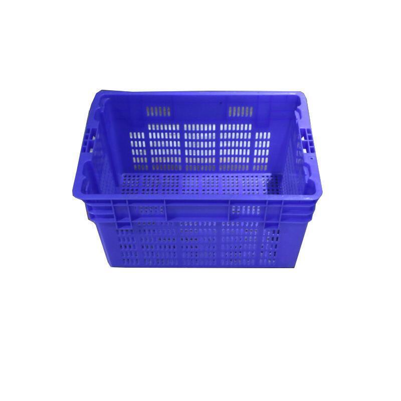 New Material Thickened Misplaced Basket Can Be Folded Vegetable Basket Multi Specification Hollow Mesh Stackable Turnover Box
