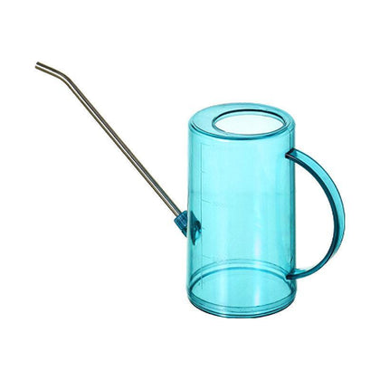 1.5L Thickened Transparent Blue Long Spout Watering Pot Household Watering Pot Large Capacity Gardening Watering Pot Potted Watering Pot