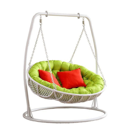Hanging Basket Rattan Chair Swing Indoor Cradle Chair Hanging Orchid Rocking Chair Courtyard Swing Double Cradle Adult Rocking Net Red Hanging Rocking Chair Large Double Hanging Chair