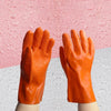 Killing Fish Rubber Latex Gloves Labor Protection Rubber Particles Anti-skid Wear-resistant Oil Resistant Acid And Alkali Resistant Orange L