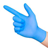 Domestic Powder Free Disposable Gloves Blue Restricted Nitrile Gloves M 100 / Box