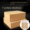 Carton Wholesale Large Open Box Express Packaging Flat Box Three-Layer Extra Hard A-Tile ( 36 * 25 * 12 CM 20 Pieces )
