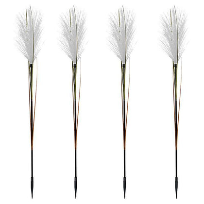 LED Optical Fiber Reed Lamp Simulation Reed Lamp Lawn Landscape Lamp Outdoor Courtyard Lighting Project Light-emitting Plant Power Payment - Warm Light