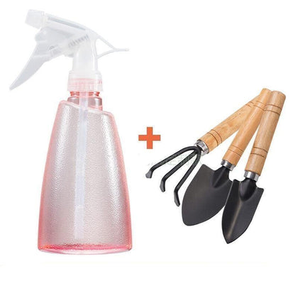 500ml Gardening Three Piece Set Household Watering Flower Pot Cleaning Special Small Pressure Spray Bottle Watering Pot