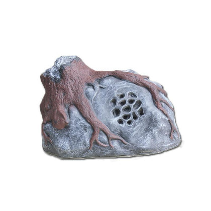 Outdoor Lawn Sound Garden Waterproof Stone Rockery Wireless Fm Bluetooth Community Speaker Simulation Speaker Accessories Gray