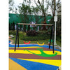 Outdoor Swing Kindergarten Single Person Community Courtyard Large Amusement Equipment Milky White Climbing