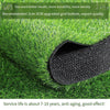 2.0cm Spring Grass Double Layer Simulated Lawn Mat False Grass Green Plant Green Artificial Plastic Turf Carpet (green Grid Bottom)