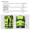 Reflective Vest Safety Vest Reflective Vest Riding Reflective Suit Hong Kong Mesh Traffic Suit Fluorescent Yellow Free Size