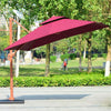 Outdoor Sunshade 3m Courtyard Umbrella Garden Balcony Roman Umbrella Outdoor Large Sun Umbrella Security Guard Box Umbrella 3m Square