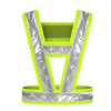 V-Type Reflective Vest PVC Lattice Fluorescent Vest Traffic Engineering Safety Protection Vest Road Administration Work Safety Clothes