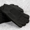 Dirt-Resistant And Wear-Resistant Knitted Dark Black Nylon Work Gloves