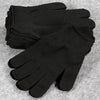 Dirt-Resistant And Wear-Resistant Knitted Dark Black Nylon Work Gloves