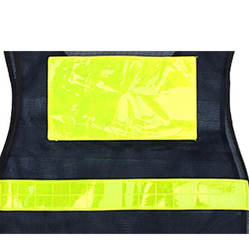Black Mesh Reflective Vest Travel Safety Warning Green Clothes Reflective Vest Reflective Vest Safety Clothing (printable) Black Mesh Reflective Vest