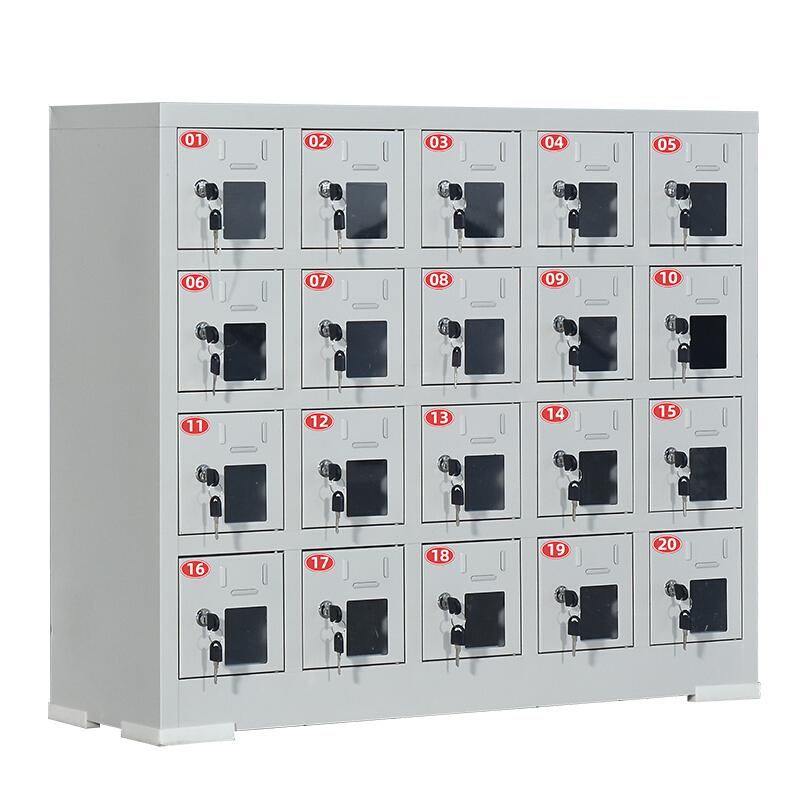 20 Acrylic Doors And Windows Mobile Phone Charging Cabinet With Lock Mobile Phone Storage Cabinet