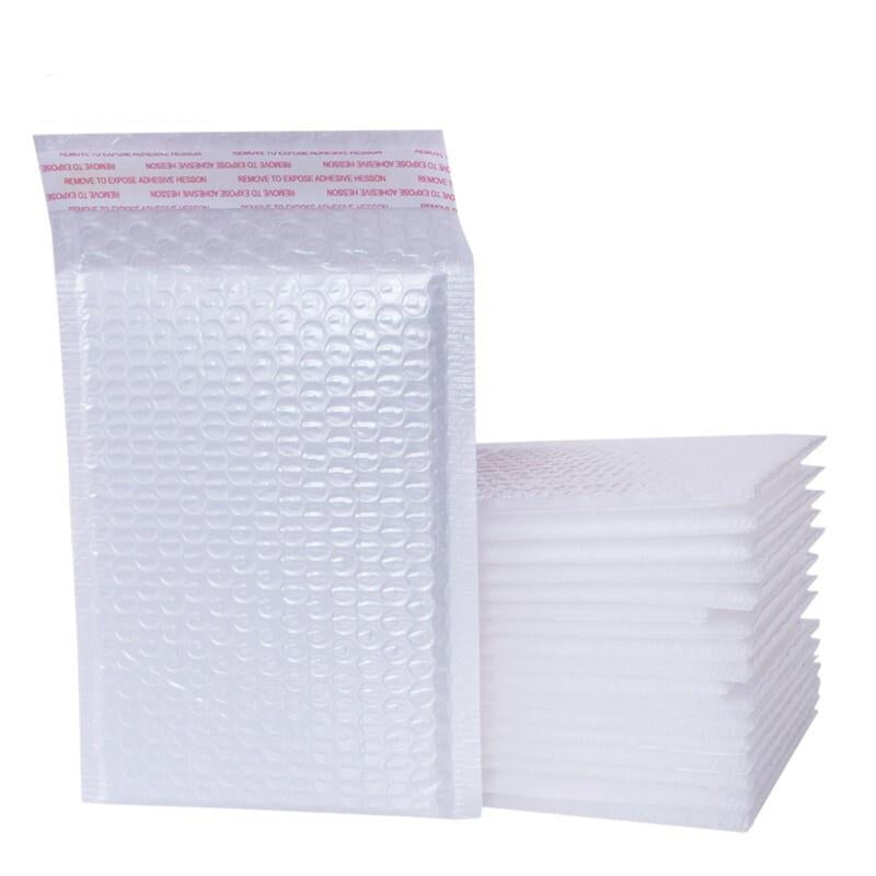 124 Pieces White Matte Film Bubble Bag Pearl Film Envelope Express Bag Waterproof Bag Envelope Bag 26 * 32 + 4cm