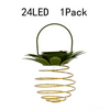 Solar Pineapple Lantern Iron Lantern LED Copper Wire Lamp String Outdoor Waterproof Garden Decorative Hanging Lamp 24/30/60 LEDs
