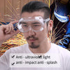 10 Pieces Dust Proof Glasses, Sand Proof Goggles, Polishing Workshop Work Glasses, Impact Proof, Splash Proof, Labor Protection Goggles, Safety Glasses