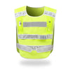 Yellow LED Reflective Vest Safety Vest With Red And Blue Light Traffic Vest For Working Running Ridding