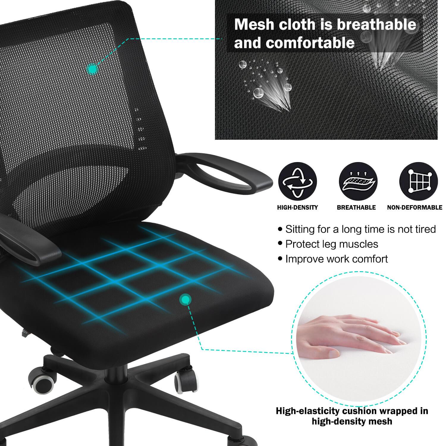 ECVV Office Chair Adjustable Seat Height Desk Chair; ECVV EG –
