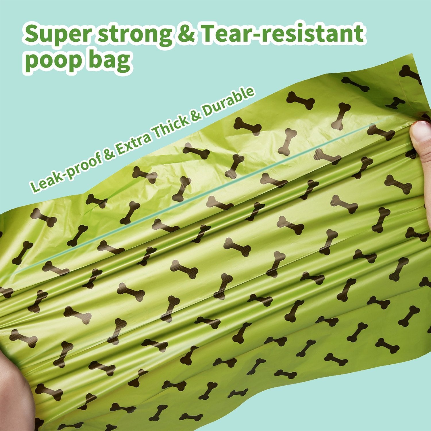 540 Dog Poop Bags Biodegradable Pets Waste Bag with Dispenser and Leash Clip for Dog Extra Thick 100% Leak Proof Bag Doggy Bags 36 Rolls 9