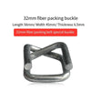 250 Pieces Steel Wire Back Buckle 32mm Flexible Fiber Belt Special Buckle Heavy Duty Buckle