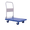 Foldable Platform Trolley Cart 330lbs/660lbs Capacity Dustproof Silent Platform Truck with Rubber Casters Flatbed Steel Platform Trolley