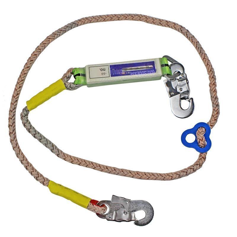 Secondary Safety Rope With Buffer Bag Safety Rope For Aerial Work Construction Anti Falling Rock Climbing Buffer Rope Secondary Safety Rope With Buffer Bag