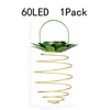 Solar Pineapple Lantern Iron Lantern LED Copper Wire Lamp String Outdoor Waterproof Garden Decorative Hanging Lamp 24/30/60 LEDs