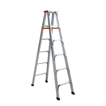 6.7FT Aluminum Alloy Thickened Miter Ladder Widened And Reinforced Climbing Ladder Engineering Ladder Indoor And Outdoor Multi-functional Folding Ladder Six Step Ladder