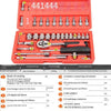 Multi-functional Socket Tool Set Ratchet Wrench Manual Wrench Automobile Socket Wrench Repair Tool Set Wrench Socket Toolbox 46 Pieces / Box