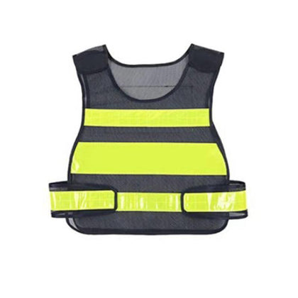 Black Mesh Reflective Vest Safety Vest High Visibility  for Men & Women