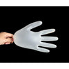 Disposable Transparent Gloves 100 PVC Gloves Transparent Thickened Catering Kitchen ( Average Size )