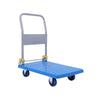 Foldable Platform Trolley Cart 330lbs/660lbs Capacity Dustproof Silent Platform Truck with Rubber Casters Flatbed Steel Platform Trolley