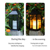 Solar Lamp Outdoor Courtyard Lamp Outdoor Waterproof Balcony Railing Landscape Decoration Lamp Simulation Candle Lamp LED Small Night Lamp Four Sets